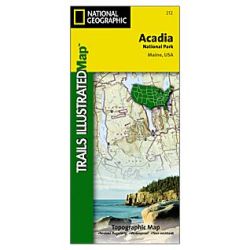 Trails Illustrated Map of Acadia National Park